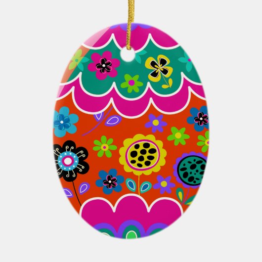 Ostereier Keramik Ornament (Vorne)