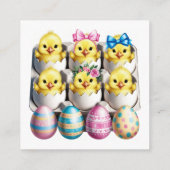 Ostereier Kinder Begleitkarte (Rückseite)