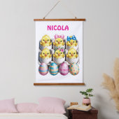 Ostereier Kinder Wandteppich Mit Holzrahmen (Schlafzimmer)