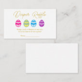 Ostereier Kinderdusche Windelwindeln Begleitkarte (Vorne/Hinten)