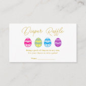 Ostereier Kinderdusche Windelwindeln Begleitkarte (Vorderseite)