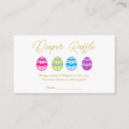 Ostereier Kinderdusche Windelwindeln Begleitkarte