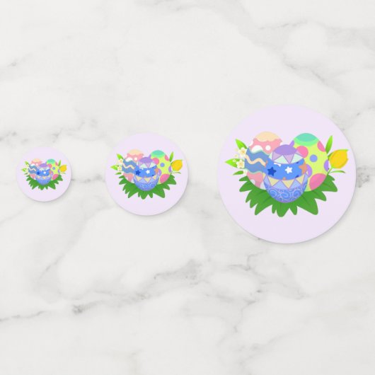 Ostereier Konfetti (Rückseiten)