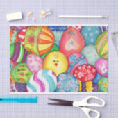 Ostereier, Küken-Aquarellgewebe Seidenpapier (Handwerk)