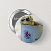 Ostereier Küken im Cup Button (Vorne & Hinten)