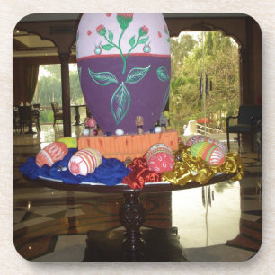 Ostereier Kunst Druck verziert Untersetzer