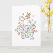 Ostereier-Lawinenkarte Karte (Gelbe Blume)