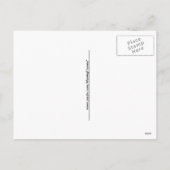 Ostereier-Liebe Feiertagspostkarte (Rückseite)