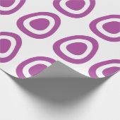 Ostereier Lila Ostereier Ostern Geschenkpapier (Ecke)