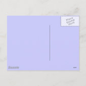 Ostereier (Lila) Postkarte (Rückseite)