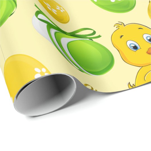 Ostereier Little Chicken Pattern Geschenkpapier (Rolleneckpunkt)