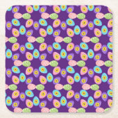Ostereier Lover Spring Pattern Rechteckiger Pappuntersetzer (Vorderseite)