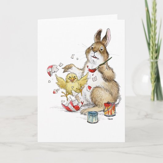 Ostereier Malerkarte! Karte (Vorderseite)