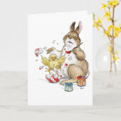 Ostereier Malerkarte! Karte (Gelbe Blume)