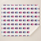 Ostereier mit Blume und Band Sherpadecke (Vorderseite (Horizontal))