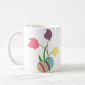 Ostereier mit Frühlingsblumen Kaffeetasse (Links)