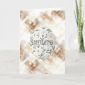 Ostereier mit Gänseblümchen Karte (Vorderseite)