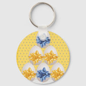 Ostereier mit gelbem Schlüsselanhänger (Vorderseite)