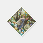 Ostereier mit sonniger Haut Serviette (Ecke)