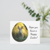 Ostereier mit sonniger postkarte (Stehend Vorderseite)