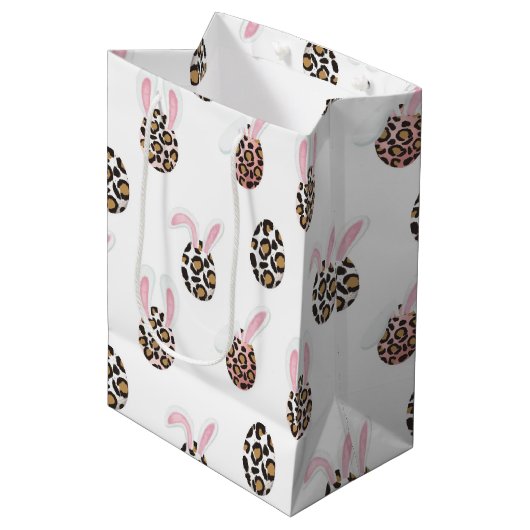 Ostereier Mittlere Geschenktasche Geschenktüte (Vorderseite Schrägansicht)