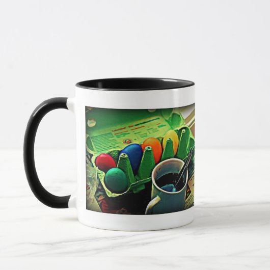 Ostereier morgens tasse (Links)