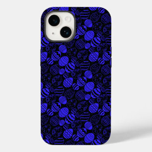 Ostereier Muster 01.b Schwarze BG Case-Mate iPhone 14 Hülle