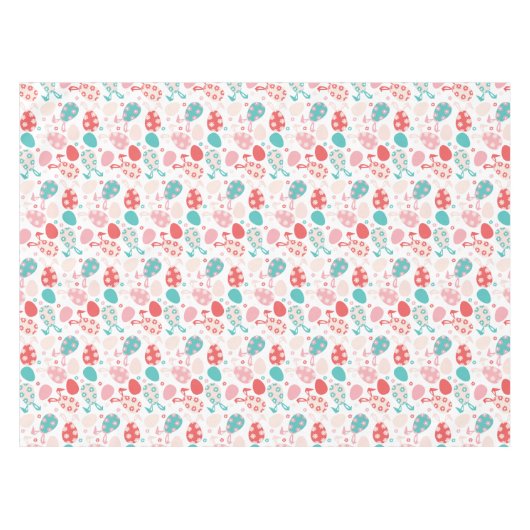 Ostereier - Muster für die sonnigen Ohren Tischdecke (Vorderseite (Horizontal))