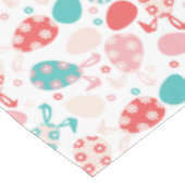 Ostereier - Muster für die sonnigen Ohren Tischdecke (Schrägansicht)