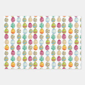 Ostereier Muster Geschenkpapier Set (Vorderseite 3)