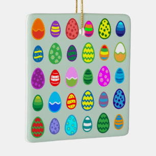 Ostereier Muster Keramikornament