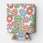 Ostereier-Muster können kühlen - farbenfroher Urla Dosenkühler (Rückseite)