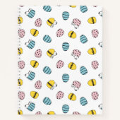 Ostereier-Muster Notizblock (Vorderseite)