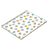 Ostereier-Muster Notizblock (Linke Seite)