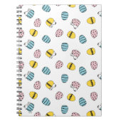 Ostereier-Muster Notizblock (Vorderseite)