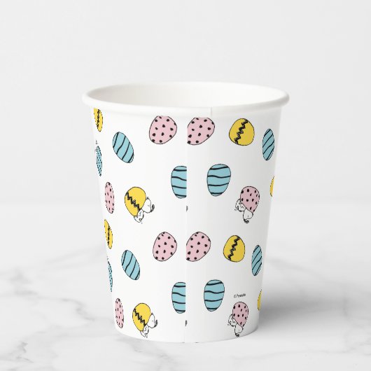 Ostereier-Muster Pappbecher (Rechts)