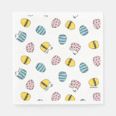 Ostereier-Muster Serviette (Vorderseite)
