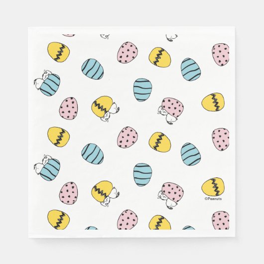 Ostereier-Muster Serviette (Vorderseite)