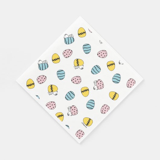 Ostereier-Muster Serviette (Ecke)