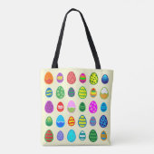 Ostereier Muster Tasche (Rückseite)
