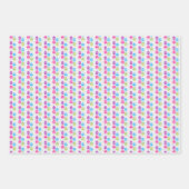 Ostereier-Muster Wrapping Paper Geschenkpapier Set (Vorderseite 2)