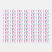 Ostereier-Muster Wrapping Paper Geschenkpapier Set (Vorderseite)