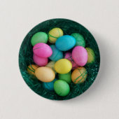 Ostereier-Nest-Foto Button (Vorderseite)