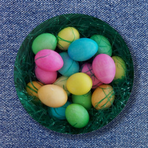 Ostereier-Nest-Foto Button