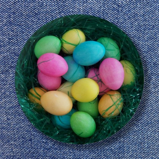 Ostereier-Nest-Foto Button