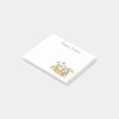 Ostereier: Nest nach dem Ausscheiden Post-it Klebezettel (angewinkelt)