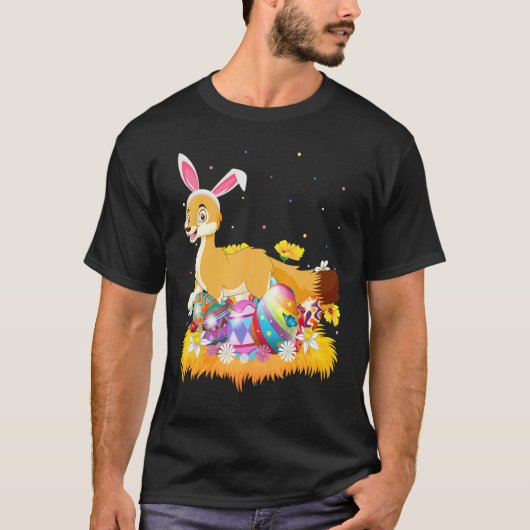 Ostereier Niedlicher Fennec Fox Ostersonntag T-Shirt (Vorderseite)