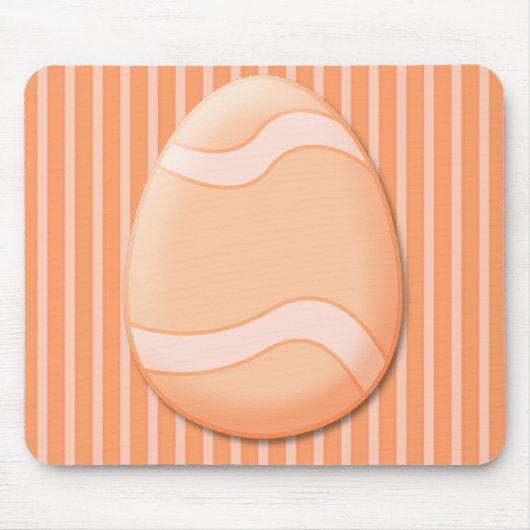 Ostereier (Orange) Mousepad (Vorne)