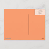 Ostereier (Orange) Postkarte (Rückseite)