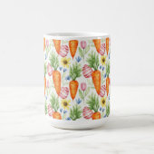 OSTEREIER ORANGEFARBENE KAROTTEN GELBE BLUMEN KAFFEETASSE (Mittel)